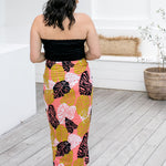large-sarong-pareo-leaf-design-salmon-olive-black-white