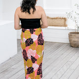 large-sarong-pareo-leaf-design-salmon-olive-black-white