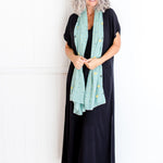 large-womens-scarf-green-hearts-flowers-design