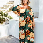 long-kaftan-dress-cream-olive-black-floral-plus-size