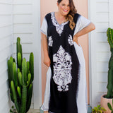 long-kaftan-dress-plus-size-black-white-mandala