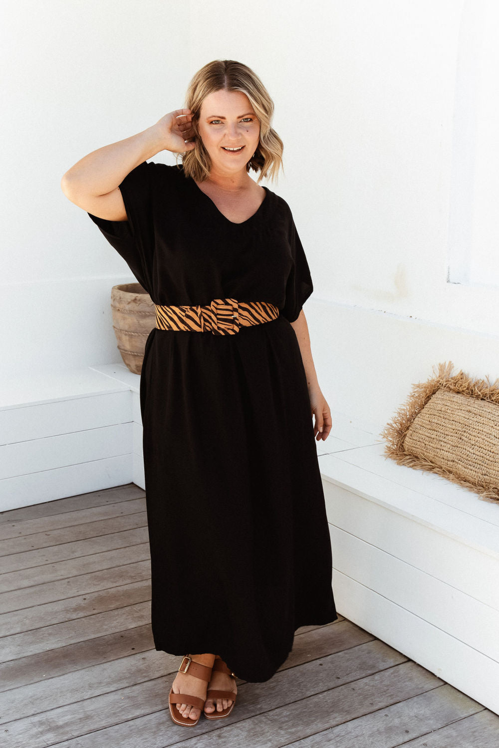 long-kaftan-dress-plus-size-black