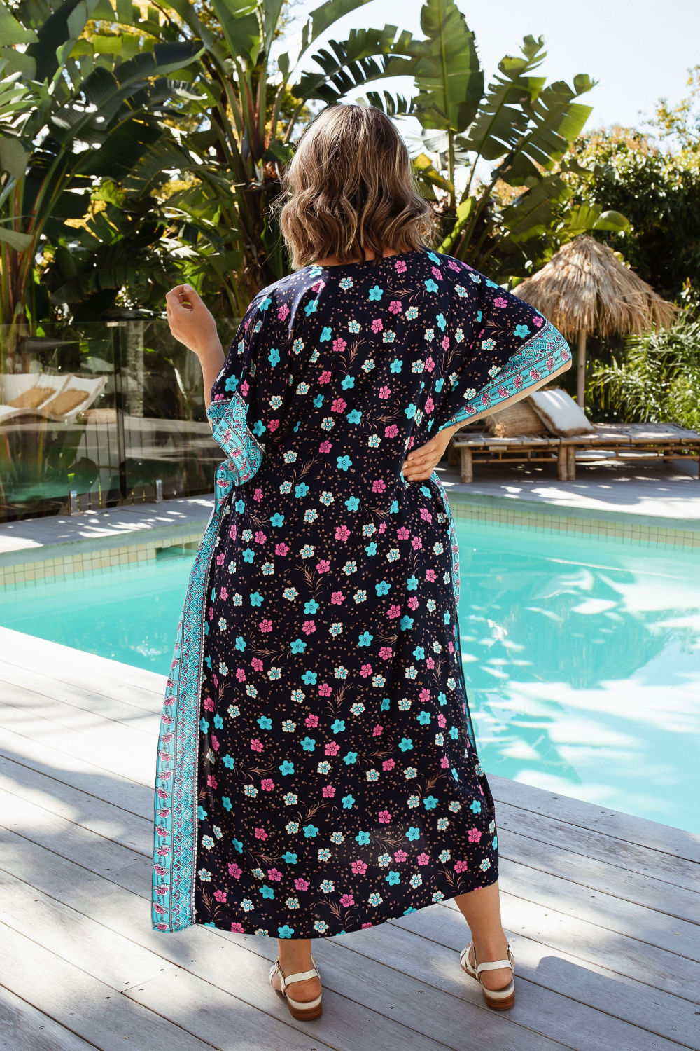 long-kaftan-dress-plus-size-blue-floral