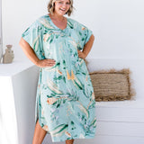 long-kaftan-resort-wear-dress-green-grey-caramel