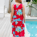 long-summer-aline-dress-floral-dress-red-grey-blue-back