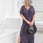 long-summer-dress-black-white-polka-dot