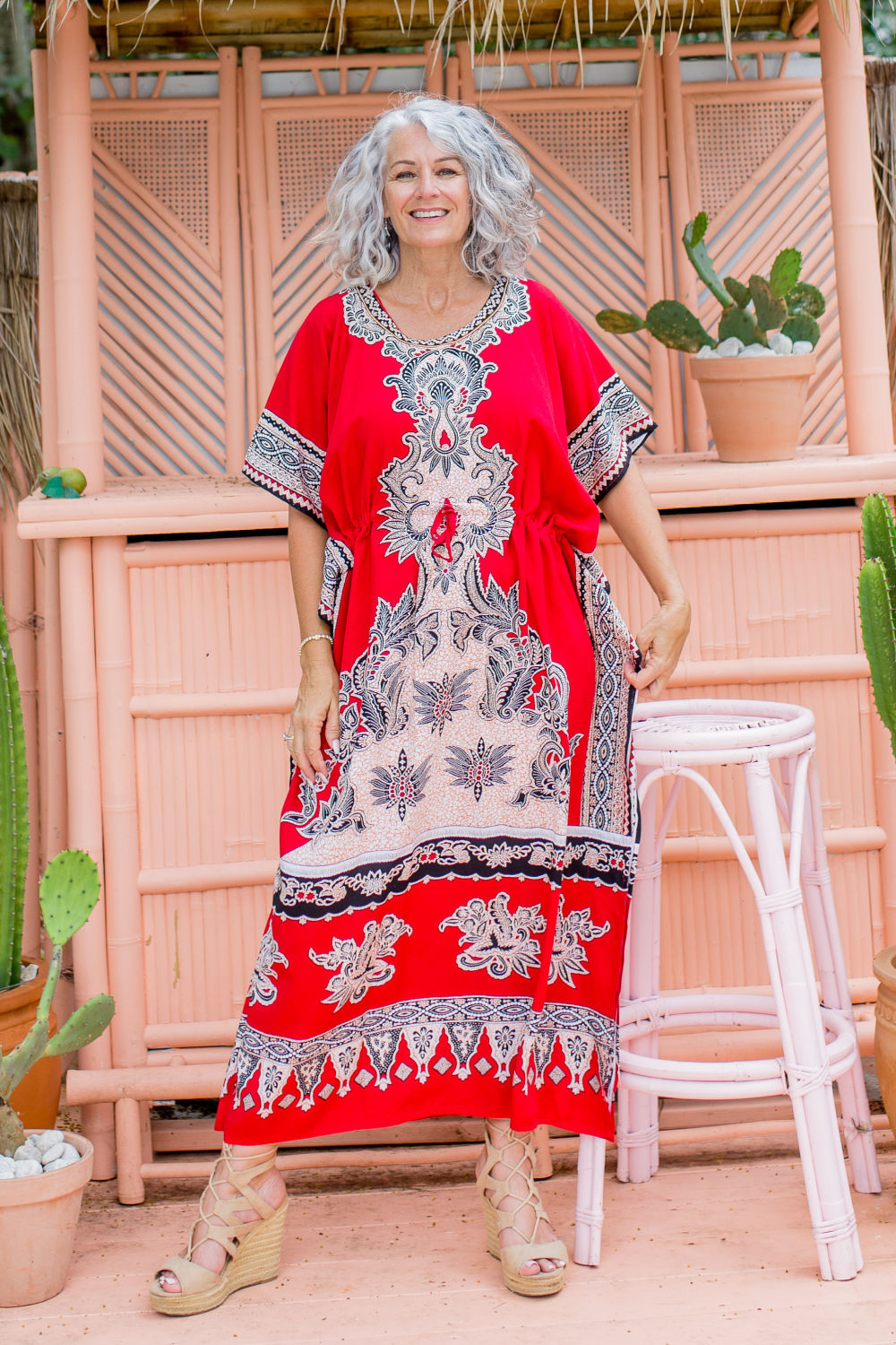 maxi-kaftan-dress-black-red-batik