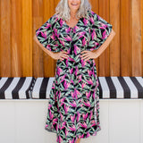 maxi-kaftan-summer-dress-black-pink-green-designer-print