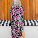 maxi-kaftan-summer-dress-black-pink-green-plus-size