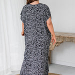 maxi-length-kaftan-dress-paisley-black-grey-plus-size