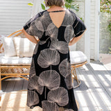 maxi-summer-dress-black-latte-fan-design