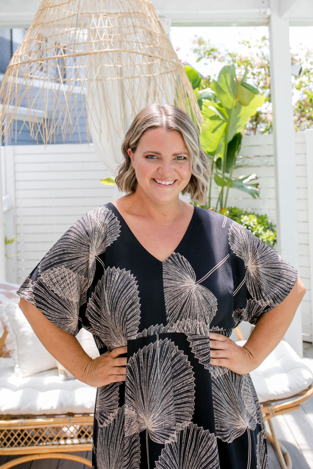 plus-size-aline-maxi-dress-black-latte-fan-design