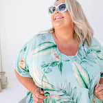 plus-size-kaftan-resort-wear-protea-flower-green-grey-caramel