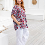 plus-size-kaftan-top-floral-black-pink-red-blue