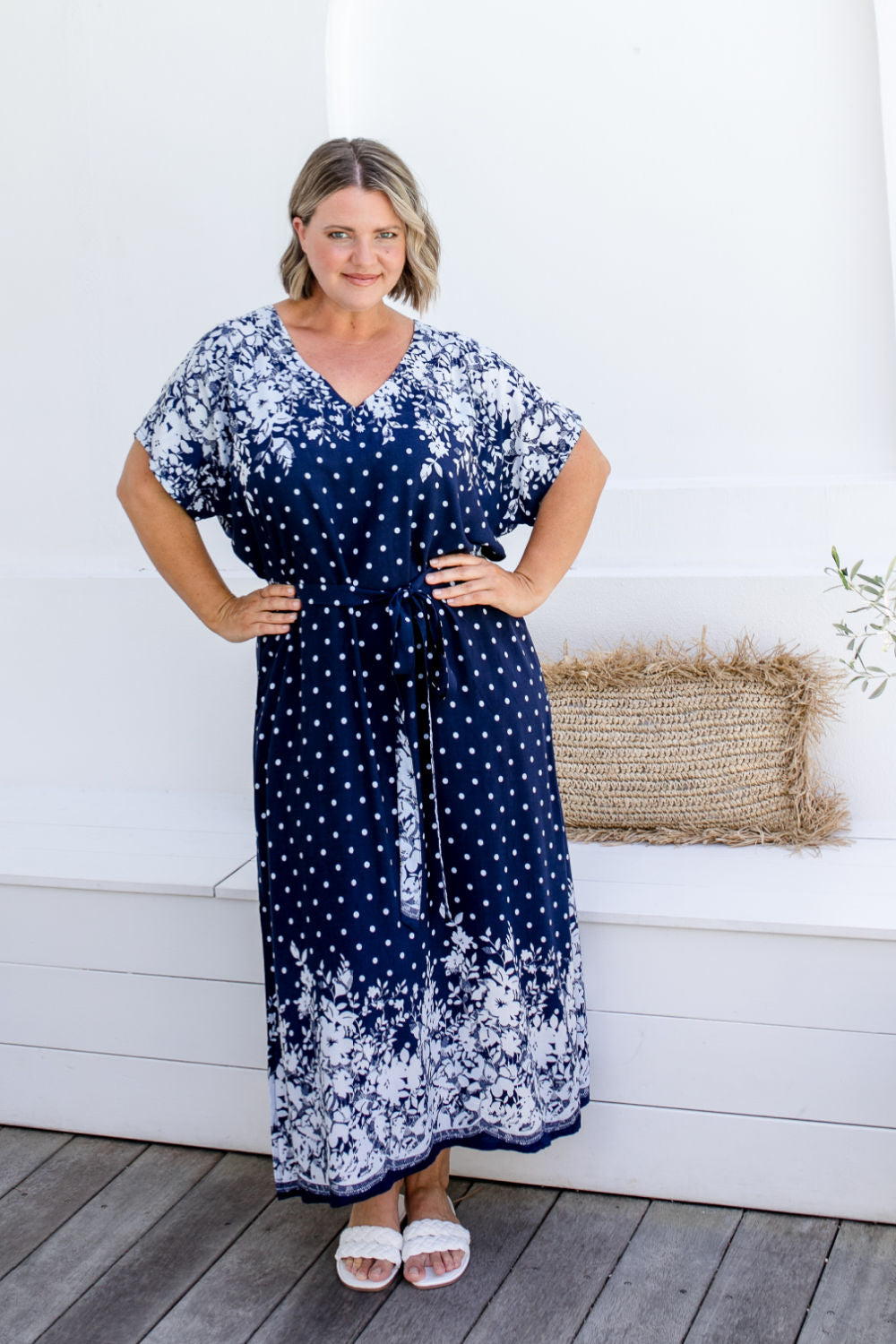 plus-size-long-kaftan-dress-resort-style-blue-floral-border-design