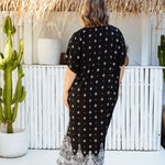 plus-size-long-summer-dress-black-white-geometric-border-design