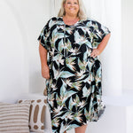 plus-size-maxi-kaftan-black-blue-olive-leaf-design