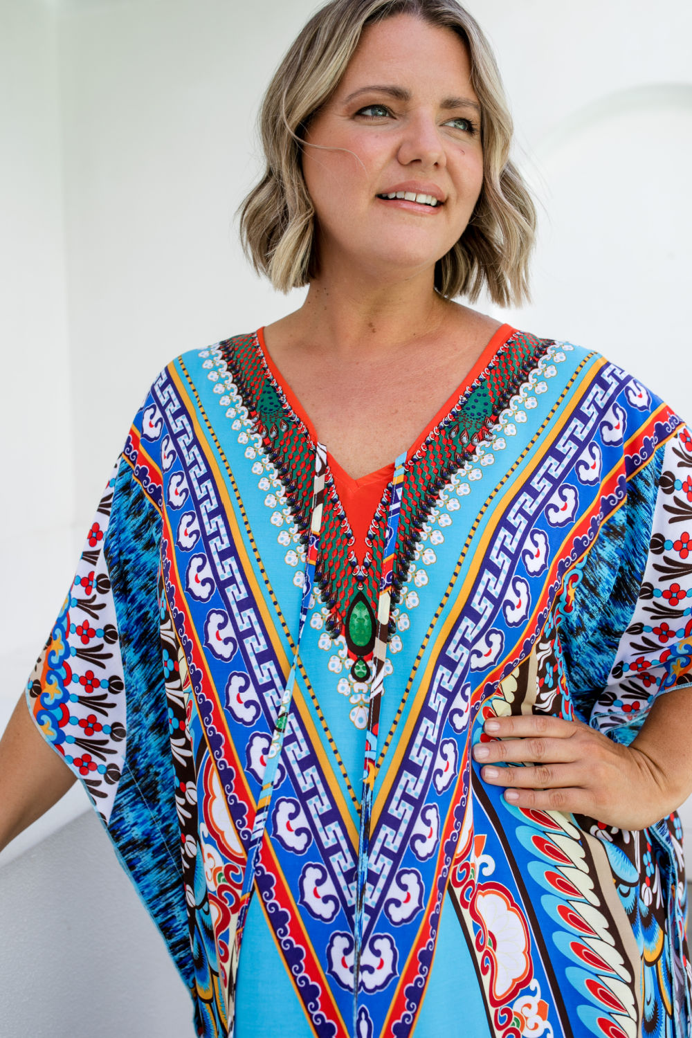 plus-size-resort-wear-long-kaftan-dress-blue