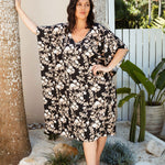short-kaftan-dress-black-with-cream-latte-floral-design