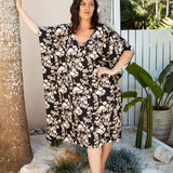 short-kaftan-dress-black-with-cream-latte-floral-design