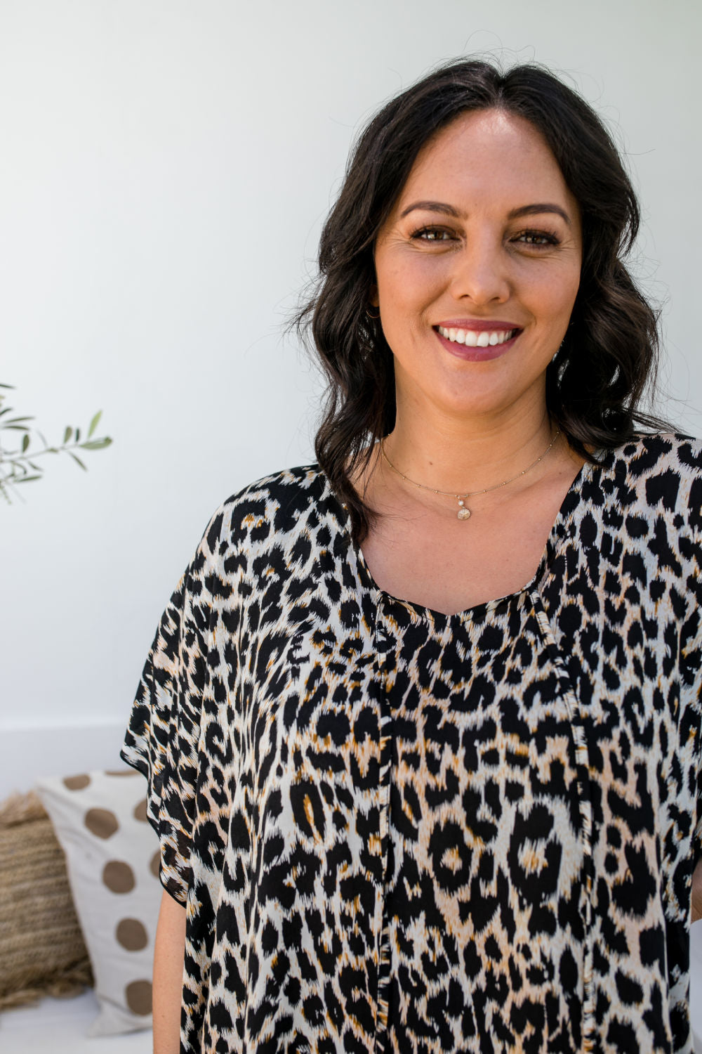 short-kaftan-dress-leopard-print-black-brown-cream