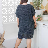 short-kaftan-long-tunic-top-plus-size-black-white-polka-dots