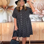 short-summer-dress-black-white-geometric-design