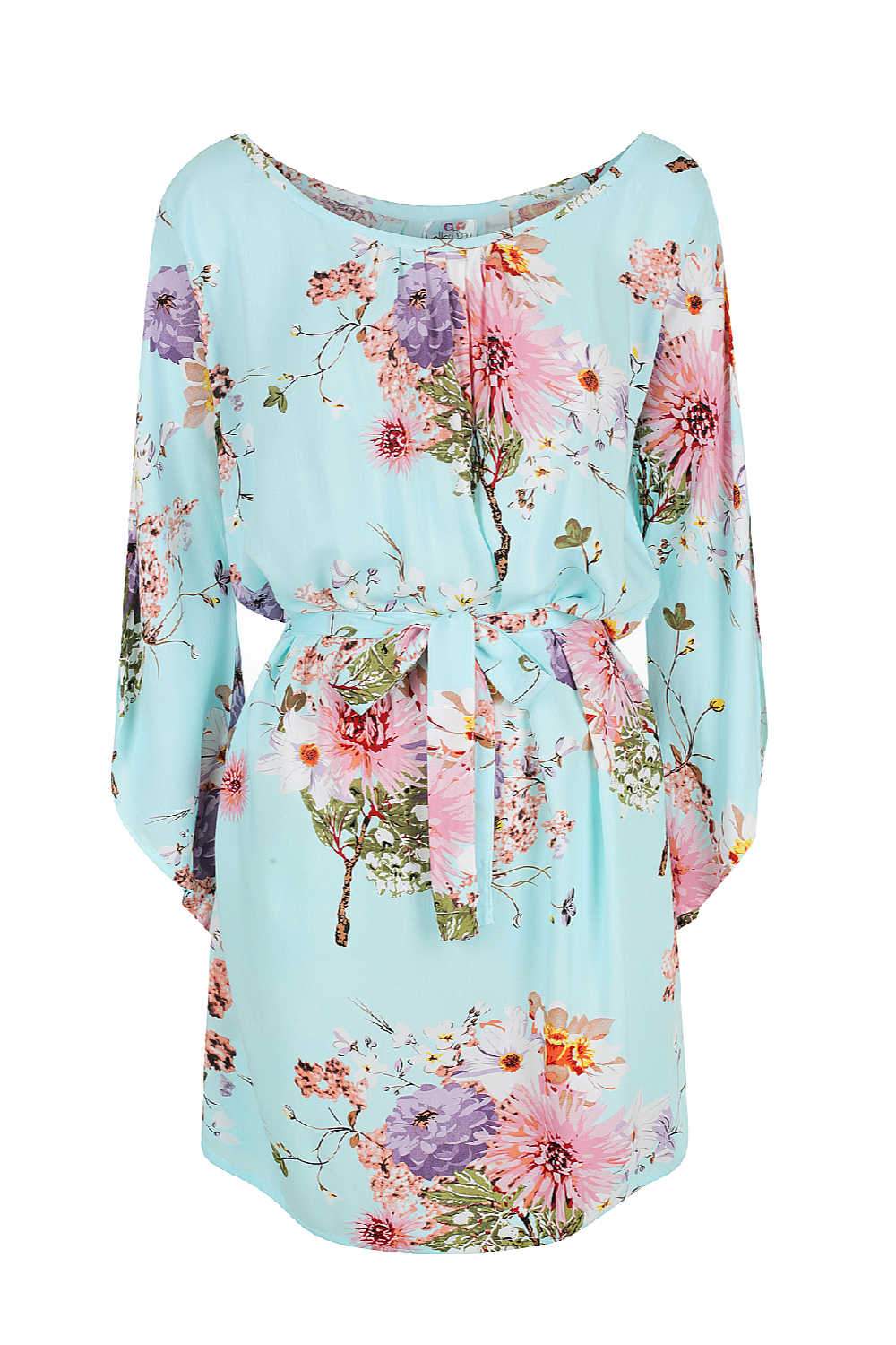 short-summer-dress-floral-print-blue-pink-mauve-white