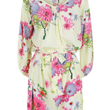 short-summer-dress-floral-print-lemon-pink-grey-white