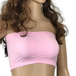 strapless-bandeau-boob-tube-top-pink-stretch