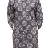 summer-beach-dress-black-white-circle-geometric-design