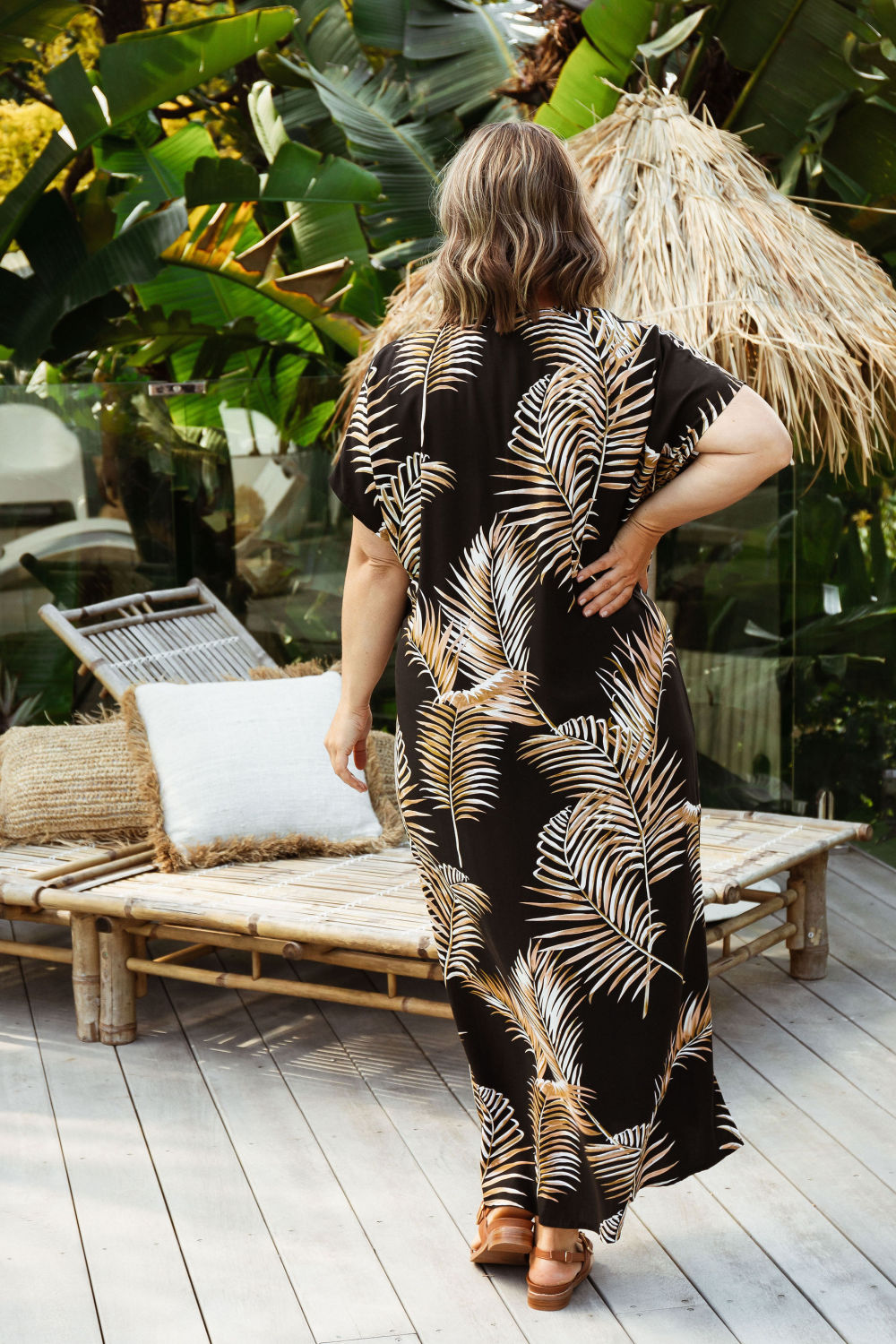 womens-long-kaftan-dress-plus-size-bamboo-leaf-design