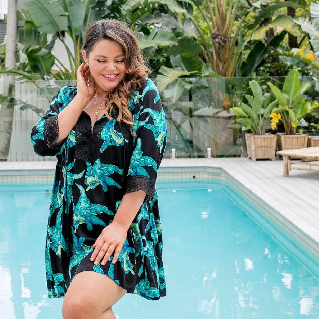 short-kaftan-dress-black