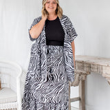 zebra-set-long-skirt-matching-short-kimono-jacket