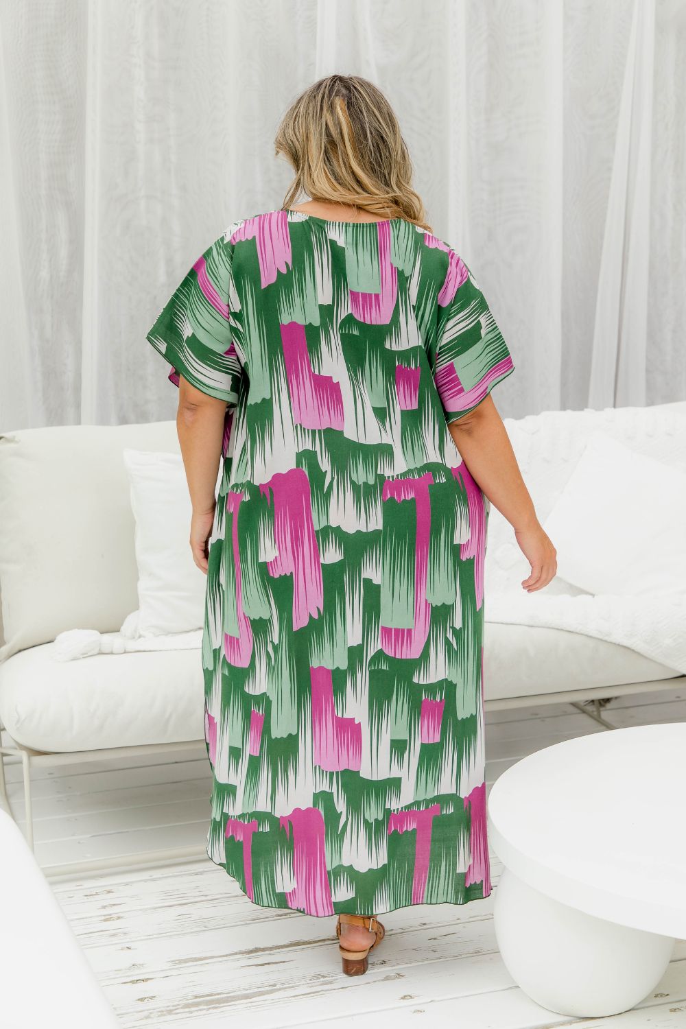 plus-size-kaftan-long-summer-dress-pink-emerald-design