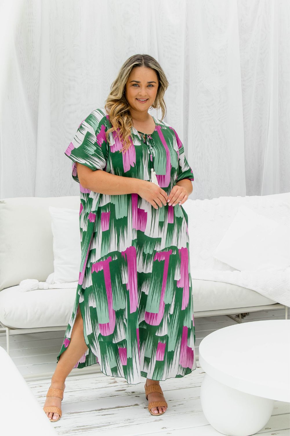 plus-size-kaftan-summer-dress-pink-emerald-design