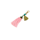 keyring-Buddha-pink-tassel