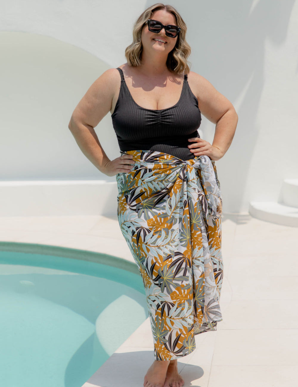 extra-large-sarong-leaf-print-black-blue-white-mustard