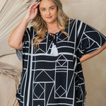 kaftan-top-black-white-plus-size