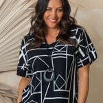 ladies-blouse-top-black-white-print