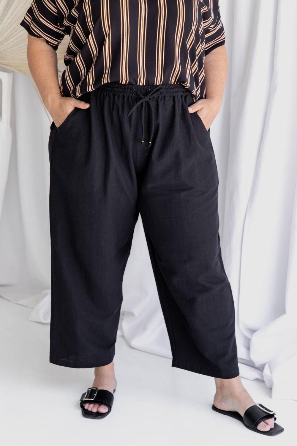 ladies-long-cotton-pants-black-plus-size