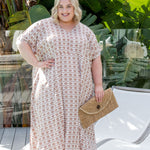 ladies-long-plus-size-dress-geometric-design-white-mocha