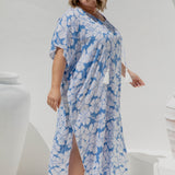 ladies-long-summer-kaftan-dress-blue-white-floral