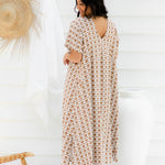 ladies-maxi-dress-caramel-white-geometric-design-resort-style