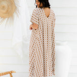 ladies-maxi-dress-caramel-white-geometric-design-resort-style