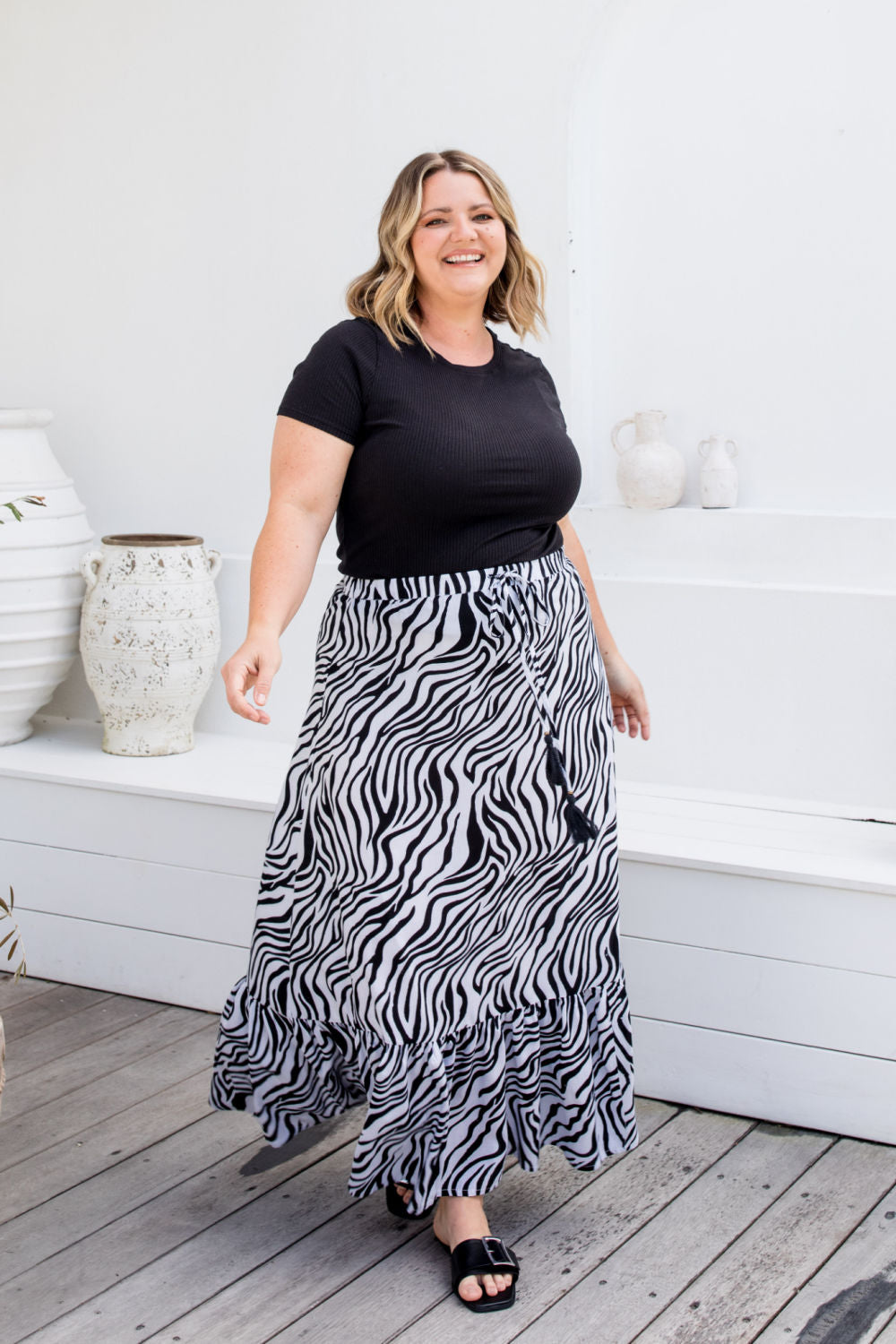 ladies-maxi-skirt-zebra-print-black-grey