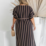 ladies-maxi-summer-dress-stripe-black-cream-nutmeg-size-20-22