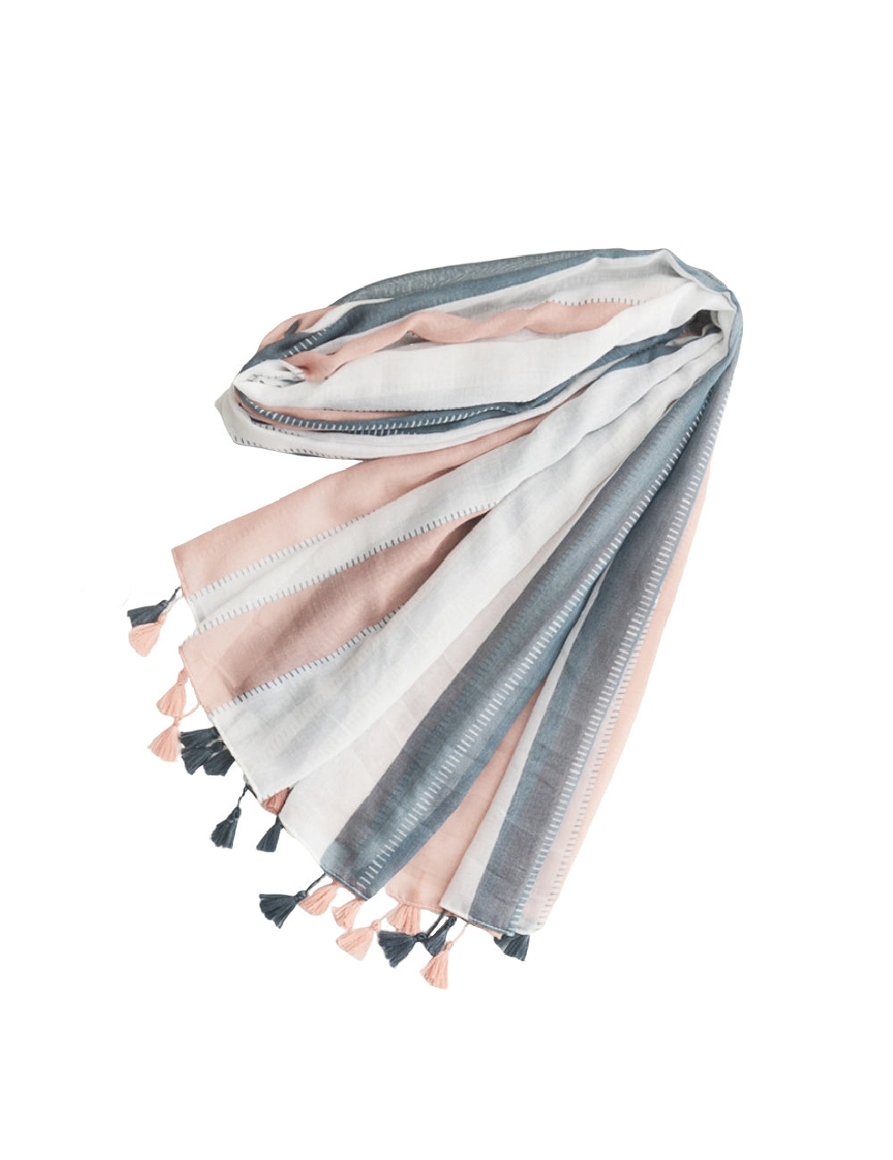 ladies-scarf-stripe-blush-pink-grey-white