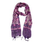 ladies-silk-scarf-purple-floral-design