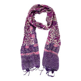 ladies-silk-scarf-purple-floral-design